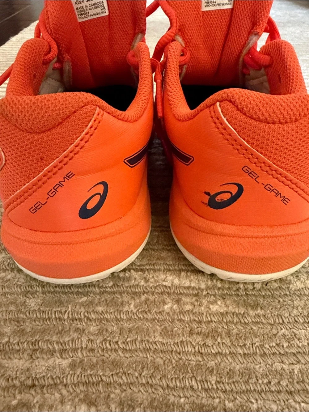 ASICS Kids ASICS Gel-Game Orange Sneakers